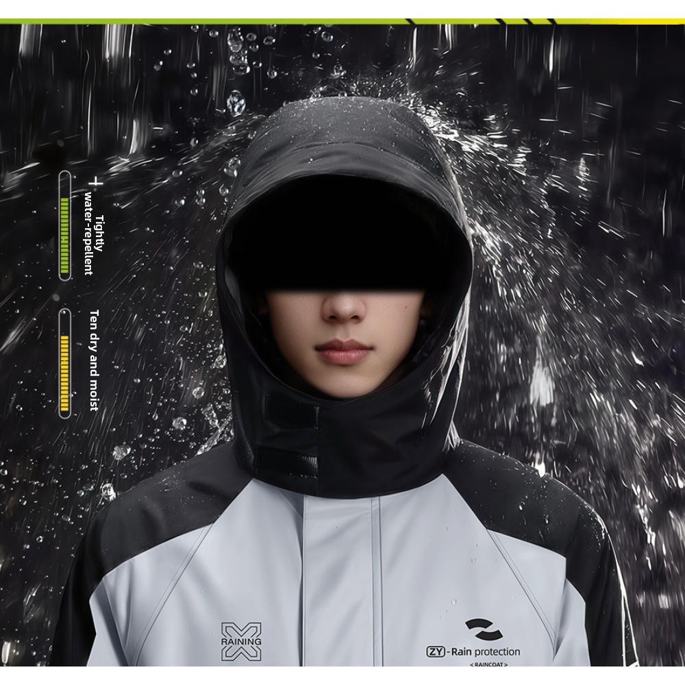 Two Piece Motorcycle Rain Suit - Cycling Commute Rain recension och pris