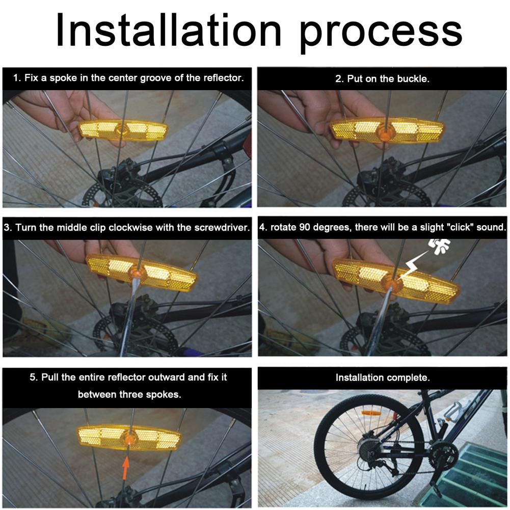 Bicycle Spoke Reflector Bicycl - Spoke Reflector Set recension och pris