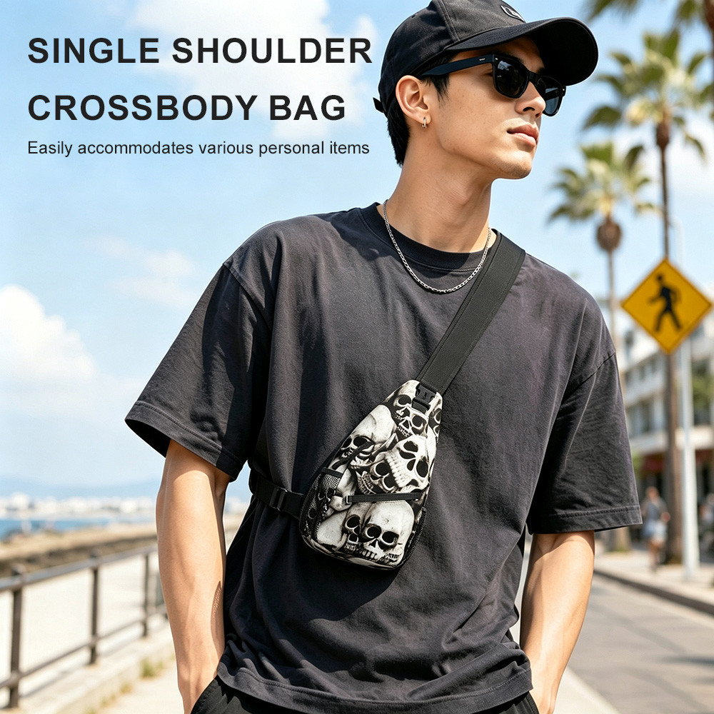 Men Crossbody Sling Chest Bag  - Cycling Commute Essentials recension och pris
