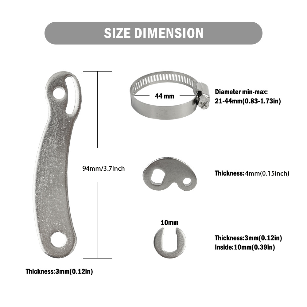 2 Sets Torque Arm Conversion K - Dynamo Hub Front recension och pris