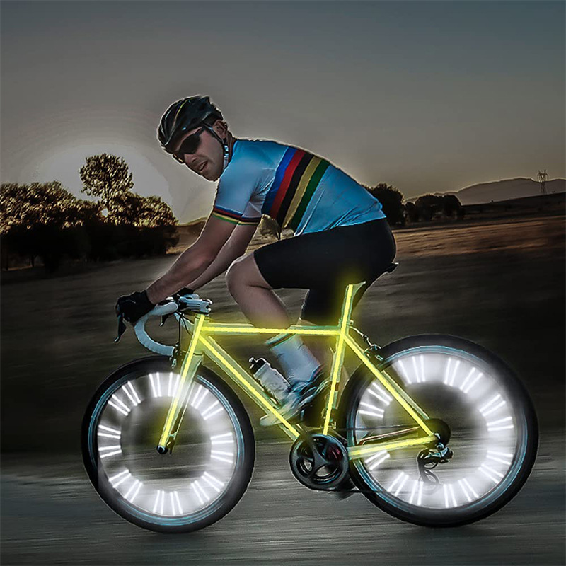 Green Outline Bike Spoke Refle - Spoke Reflector Set recension och pris