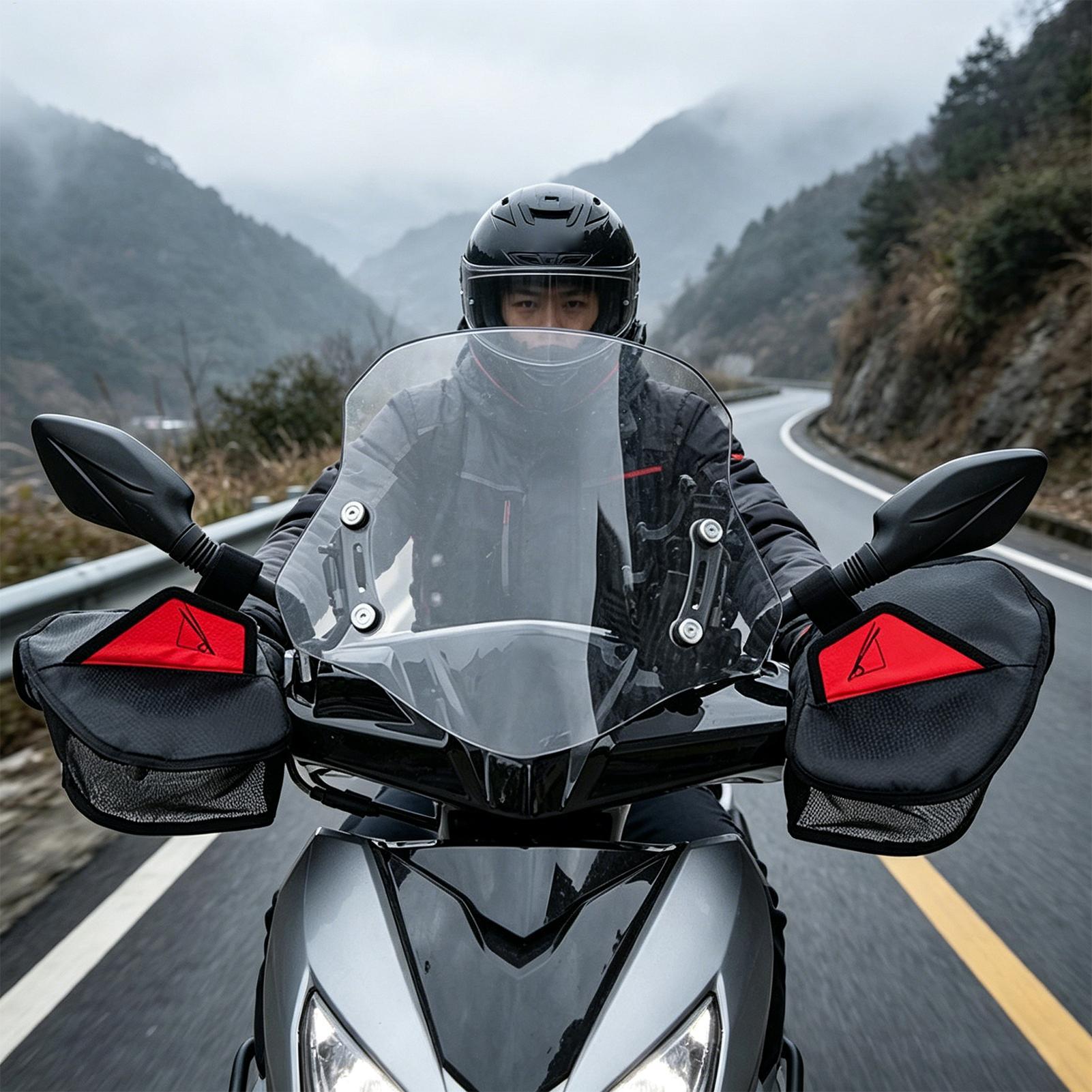 Motorcycle Handlebar Muffs Bre - Cycling Commute Distance recension och pris