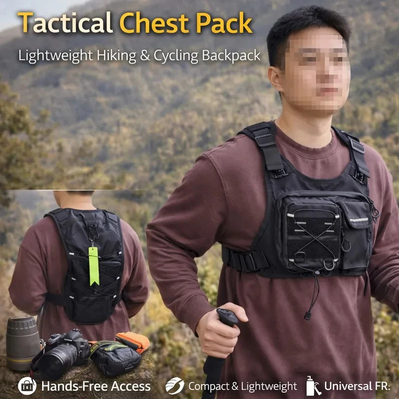 ​High-Quality Tactical Vest Ch - Reflective Vest Cycling recension och pris