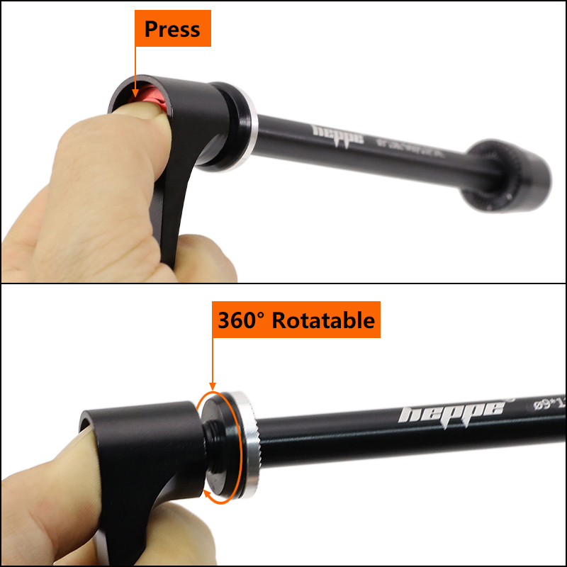 HEPPE Bike Thru Axle 9x100 10x - Dynamo Hub Front recension och pris