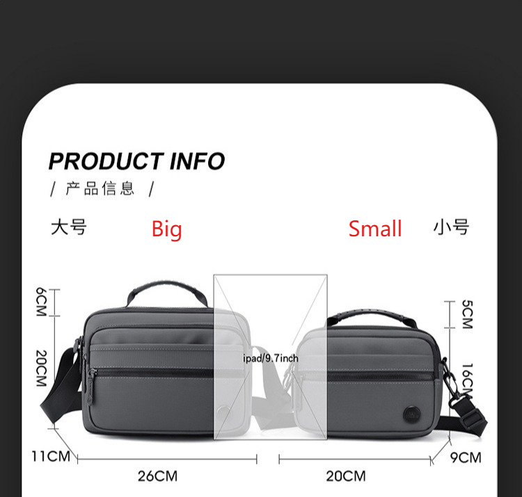 Lightweight Nylon Crossbody Ba - Cycling Commute Essentials recension och pris