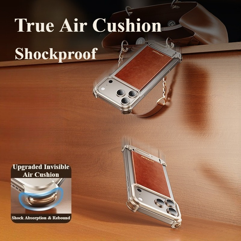 Oatsbasf Leather for iPhone 17 - Kickstand Adjustable recension och pris