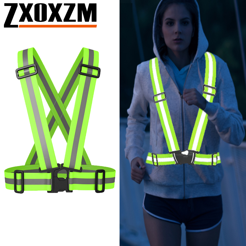 1Pcs Night Running Vest High V - Reflective Vest Cycling recension och pris
