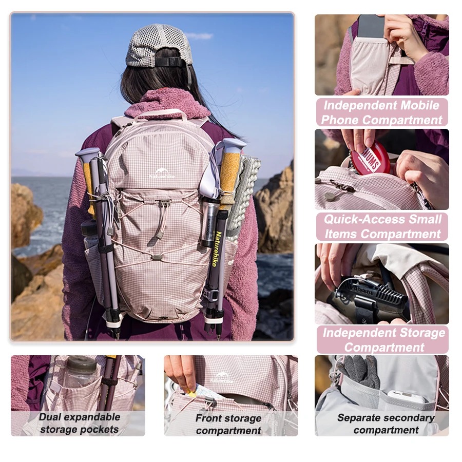 Naturehike 20L Outdoor Lightwe - Cycling Commuter Backpack recension och pris