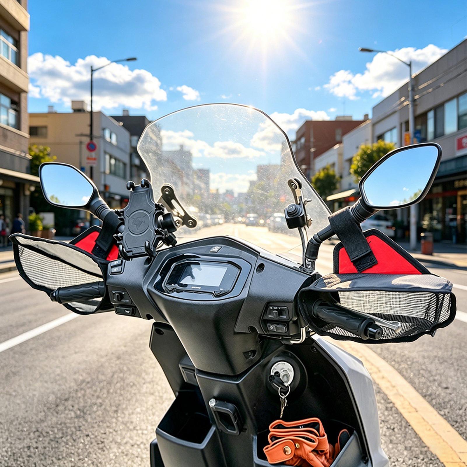 Motorcycle Handlebar Mitts Bre - Cycling Commute Distance recension och pris