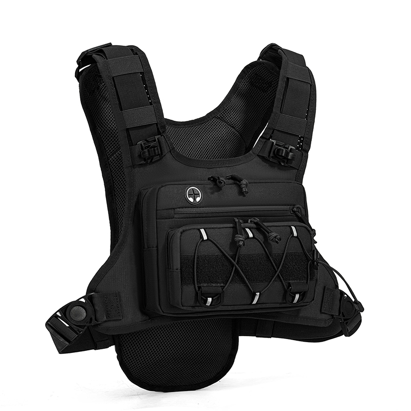 Tactical Bag Front Chest Rig V - Reflective Vest Cycling recension och pris