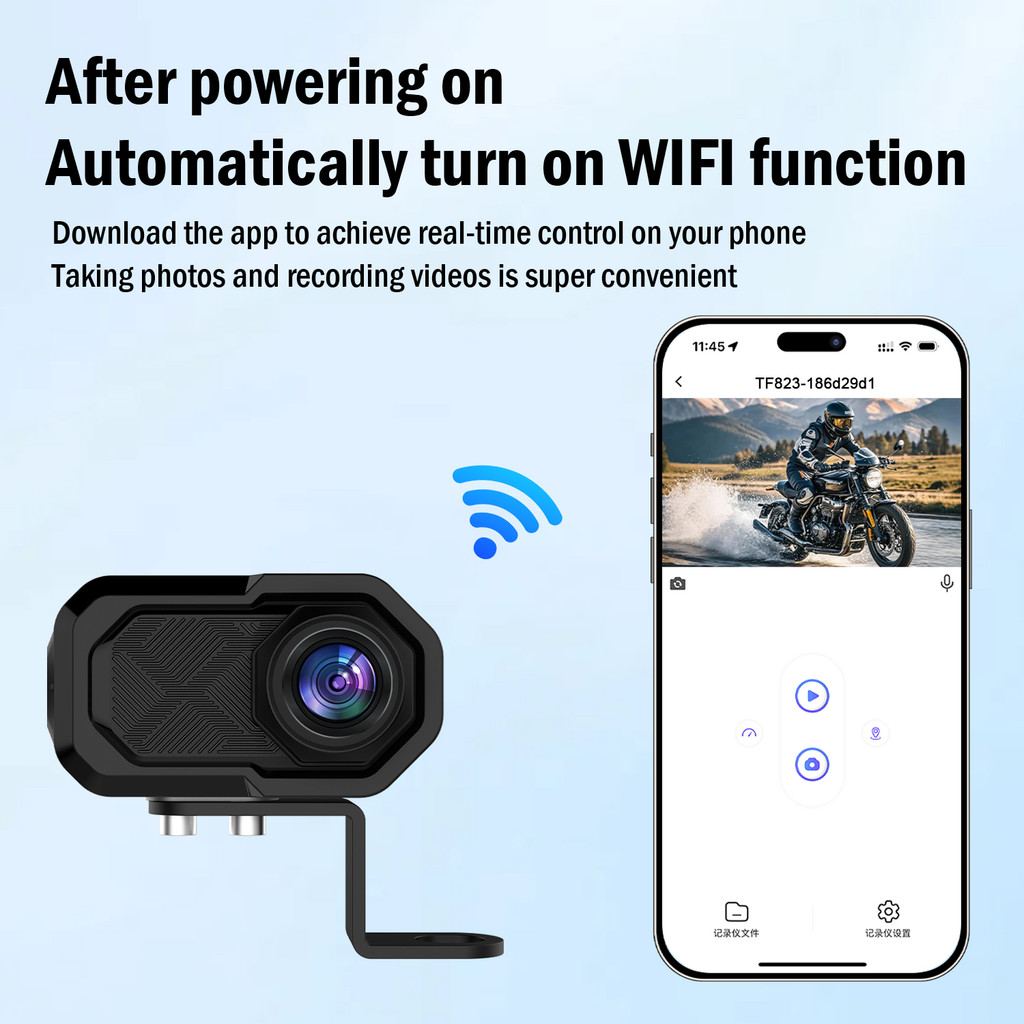 Motorcycle Dash Cam 2K Full HD - Cycling Loop recension och pris