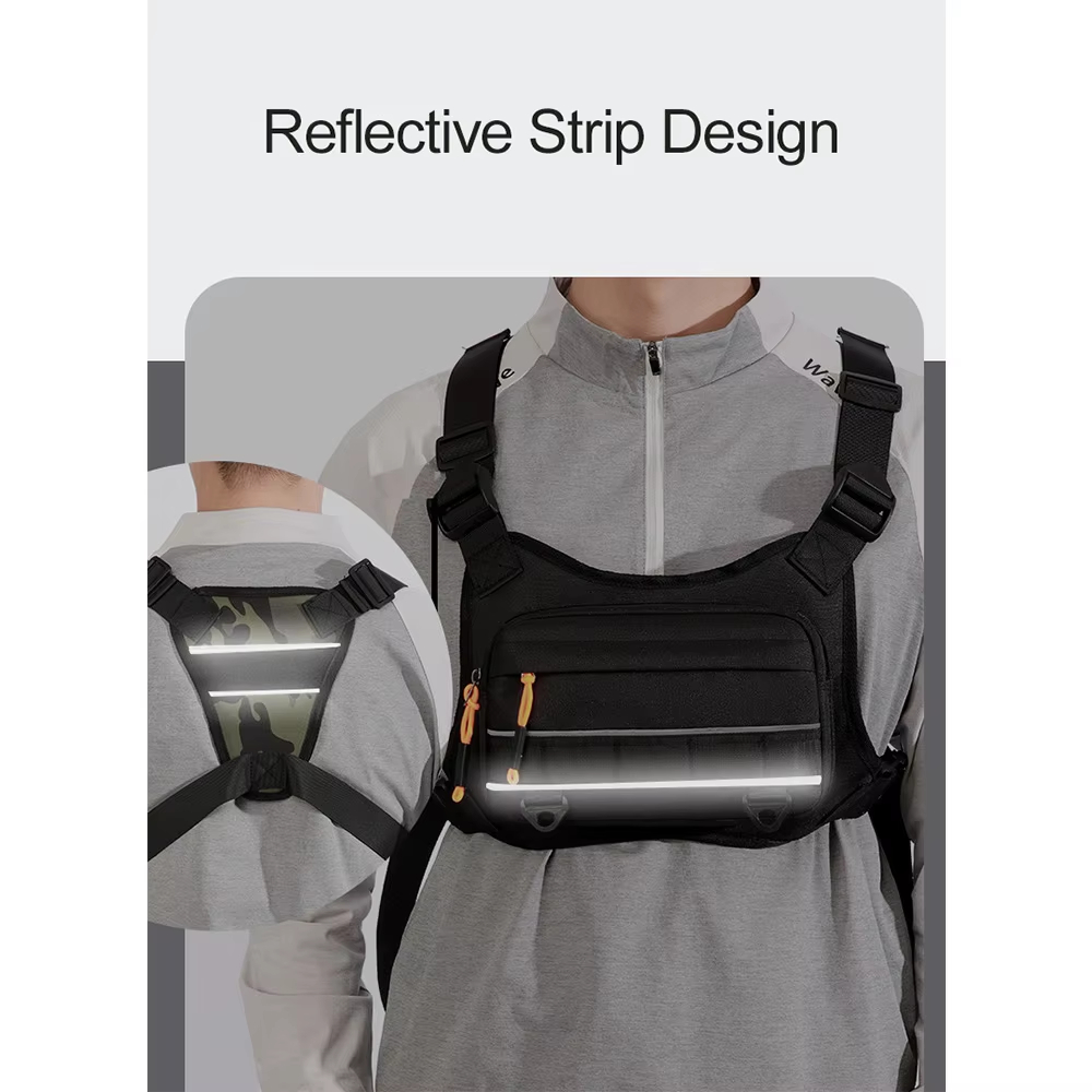 Cycling Front Chest Vest Tacti - Reflective Vest Cycling recension och pris