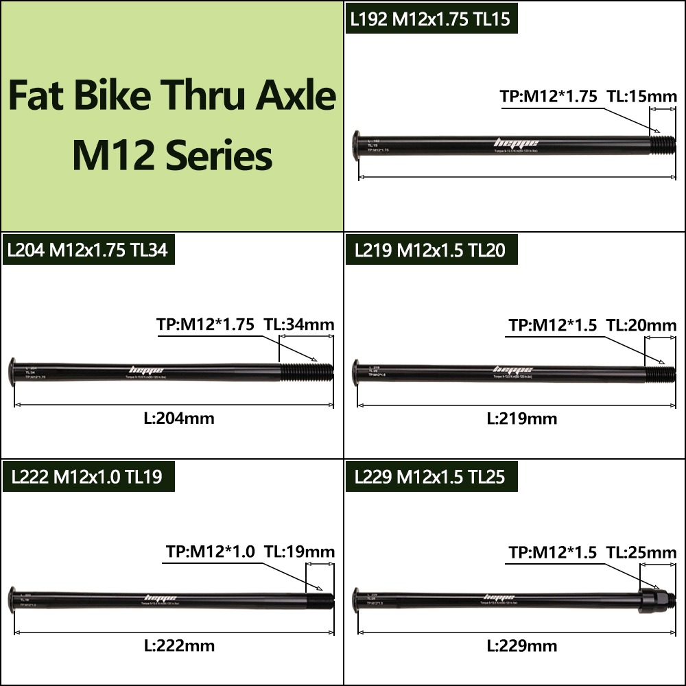 HEPPE Fatbike Thru Axle Fat-ti - Dynamo Hub Front recension och pris